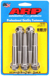 Click for a larger picture of ARP 1/2-20 x 3.000 Stainless Steel Bolt, Hex Head, 5-Pack