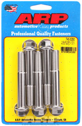 Click for a larger picture of ARP 1/2-20 x 3.250 Stainless Steel Bolt, Hex Head, 5-Pack