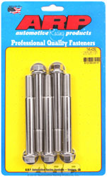 Click for a larger picture of ARP 1/2-20 x 4.250 Stainless Steel Bolt, Hex Head, 5-Pack