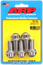 Click for a larger picture of ARP 1/2-20 x 1.000 Stainless Steel Bolt, 12 Point Head, 5-Pk
