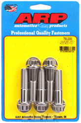 Click for a larger picture of ARP 1/2-20 x 2.000 Stainless Steel Bolt, 12 Point Head, 5-Pk