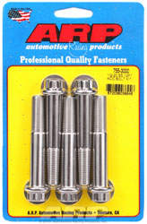 Click for a larger picture of ARP 1/2-20 x 3.000 Stainless Steel Bolt, 12 Point Head, 5-Pk