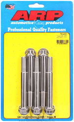 Click for a larger picture of ARP 1/2-20 x 4.000 Stainless Steel Bolt, 12 Point Head, 5-Pk