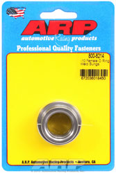 Click for a larger picture of ARP -10 female O ring steel weld bung