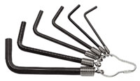 Click for a larger picture of Beta Tools 96AS/T7 Set of 7 Hex Keys on Ring, SAE