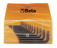 Click for a larger picture of Beta Tools 97TX/B13 Set of 13 Torx Keys in Wallet