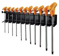 Click for a larger picture of Beta 97TTX/SP11 - 11 Torx Drivers w/Molded T-Handles + Rack