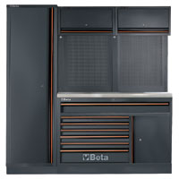 Click for a larger picture of Beta C45PROEX 7-Drawer Combo Tool Storage System, Ship Truck