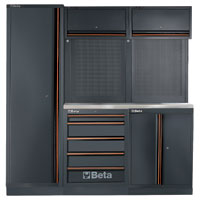 Click for a larger picture of Beta C45PROBX 5-Drawer Combo Tool Storage System, Ship Truck