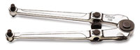 Click for a larger picture of Beta 100 Adjustable Pin Wrench for Ring Nuts with Face Holes