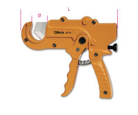 Click for a larger picture of Beta Tools 341B Ratcheting Shears for Cutting Plastic Pipe