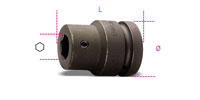 Click for a larger picture of Beta Tools 727PI/16 Holder for 16mm Impact Hex Bits, 3/4 Dr