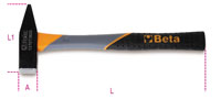 Click for a larger picture of Beta Tools 1370T/500 Mechanic's Hammer, Fiber Handle, 500g