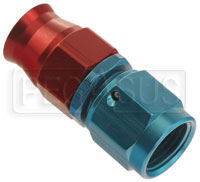 Click for a larger picture of Fragola PTFE Aluminum 6AN Hose End, Straight
