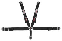 Click for a larger picture of G-Force Cam-Lock 5-Point Pull Up Harness, Black SFI