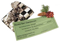 Click for a larger picture of Pegasus Gift Certificate, (specify amount)