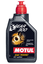 Click for a larger picture of Motul GEAR 300 Synthetic Racing Gear Oil, 75W-90