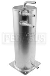 Click for a larger picture of 2L Fuel Scavenge Tank, 11" H x 4" OD, Base Mt, Push-On