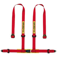 Click for a larger picture of Sabelt Clubman 4-Point Harness, Bolt-In with Pads