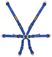 Click for a larger picture of Schroth Flexi 2x2 FIA Harness, PU/PD, Blue, dated 2029