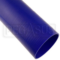 Click for a larger picture of Blue Silicone Hose, Straight, 6 inch ID, 1 Foot Length