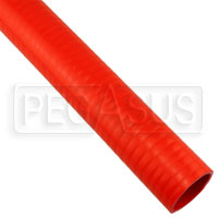 Click for a larger picture of Red Silicone Hose, Straight, 2 inch ID, 1 Meter Length