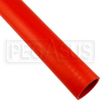 Click for a larger picture of Red Silicone Hose, Straight, 2 1/4 inch ID, 1 Meter Length