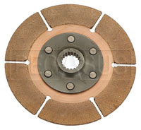 Click for a larger picture of Tilton 5.5" OT-3 Clutch Disc, Metallic, Std Hub, 25/32 x 18