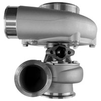 Click for a larger picture of TS-1 Turbocharger 6262 V-Band 0.82AR Externally Wastegated